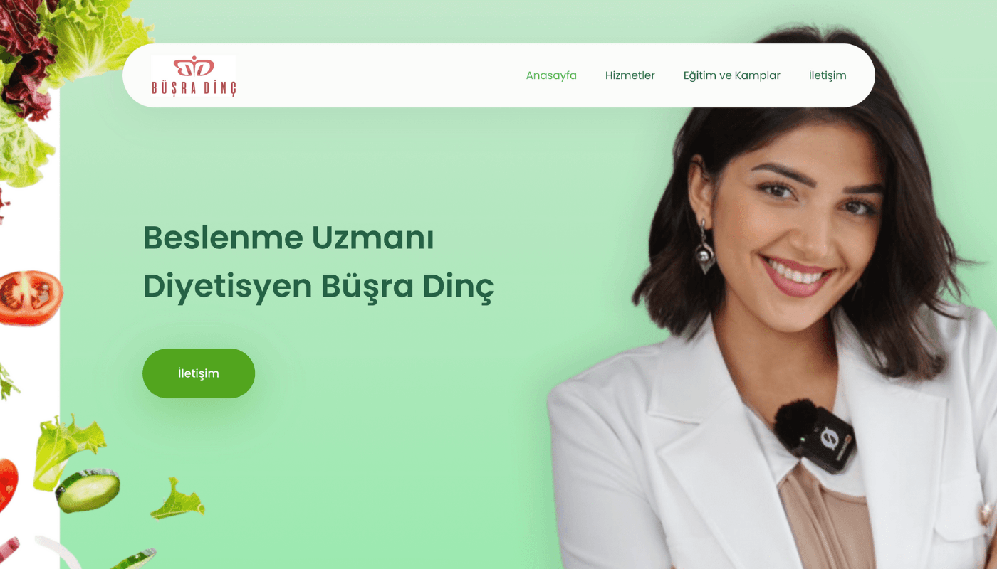 Büşra Dinç - Holistik Beslenme Uzmanı project image